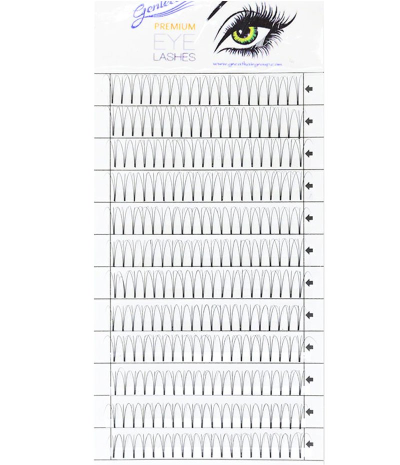 0.10 pestañas rizadas 3D D